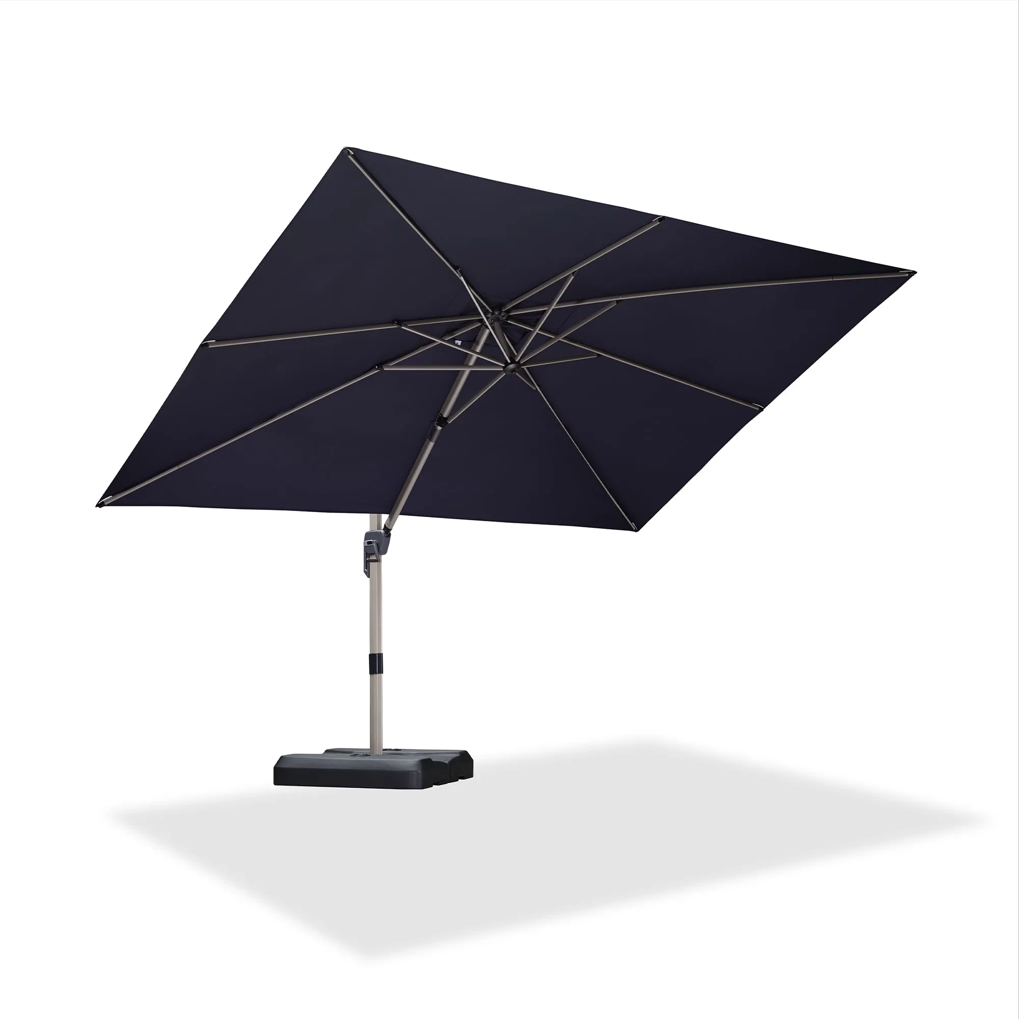 PURPLE LEAF Patio Outdoor Large Parasol Square and Rectangular Cantilever Yard Sun Parasol - Image 121