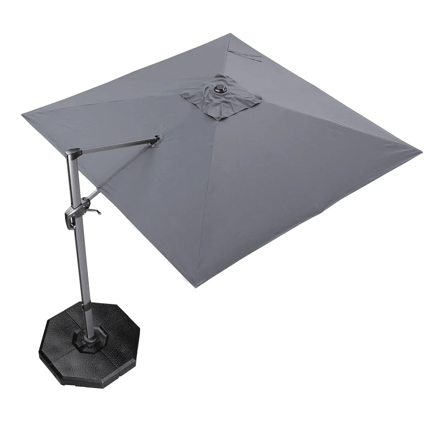PURPLE LEAF Patio Outdoor Large Parasol Square and Rectangular Cantilever Yard Sun Parasol - Image 143