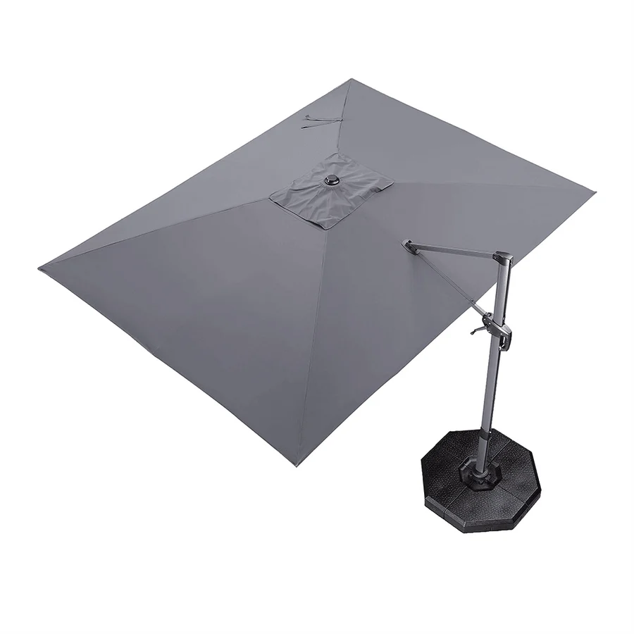 PURPLE LEAF Patio Outdoor Large Parasol Square and Rectangular Cantilever Yard Sun Parasol - Image 146