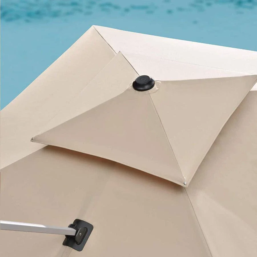 PURPLE LEAF Large Rectangular Porch Parasol Outside Cantilever Patio Yard Parasol - Image 13