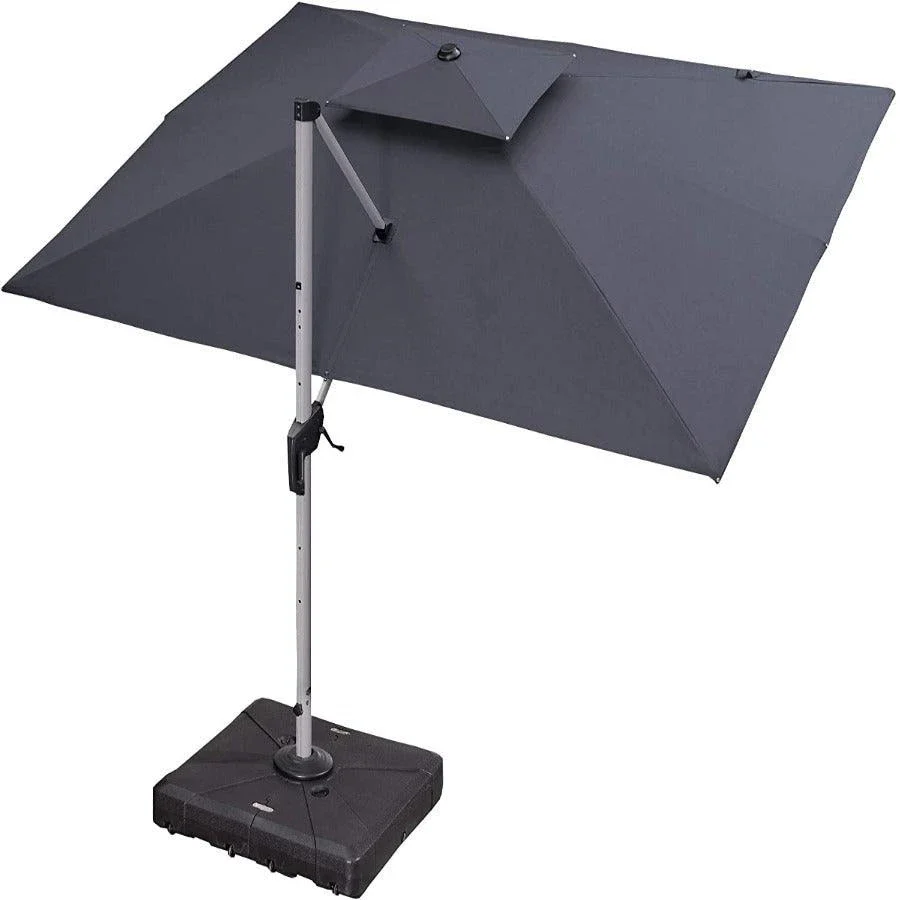 PURPLE LEAF Large Rectangular Porch Parasol Outside Cantilever Patio Yard Parasol - Image 48