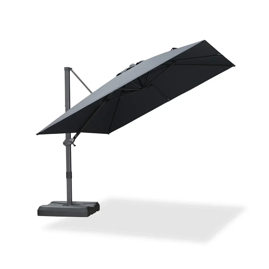PURPLE LEAF Stepless Tilt Cantilever Umbrella Affordable Outdoor Patio Umbrella - Image 26