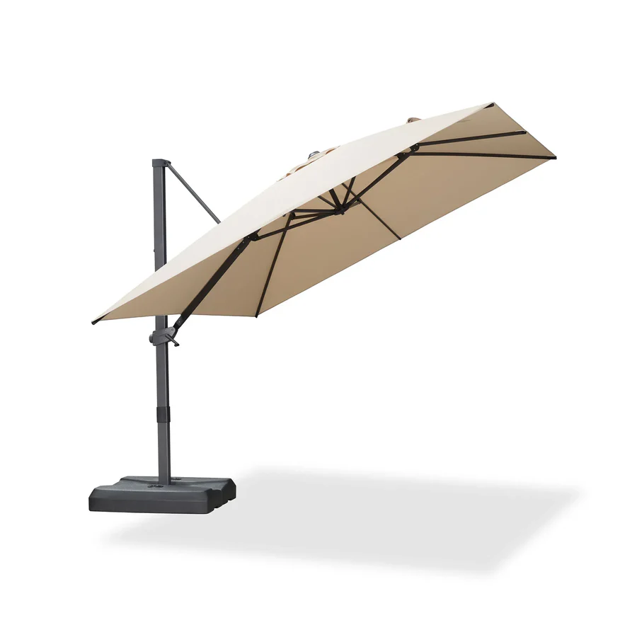 PURPLE LEAF Stepless Tilt Cantilever Umbrella Affordable Outdoor Patio Umbrella - Image 4